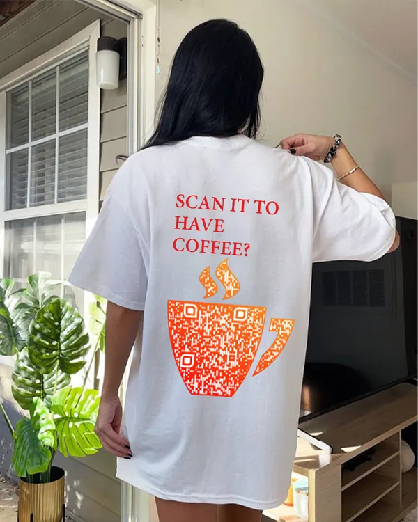 Scan_it_to_have_a_Coffee?_Unisex_Oversized_T-Shirt_240_GSM_Pure_Terry_Cotton