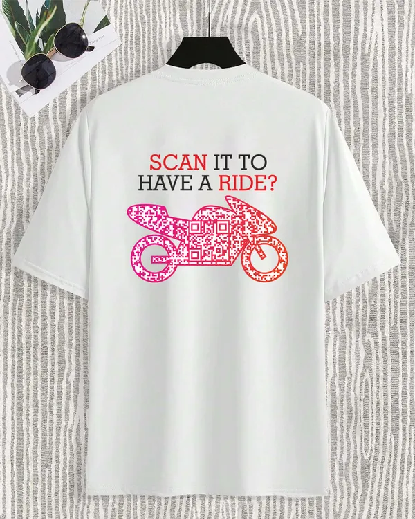 Scan_it_to_have_a_ride?_Unisex_Oversized_T-Shirt_240_GSM_Pure_Terry_Cotton