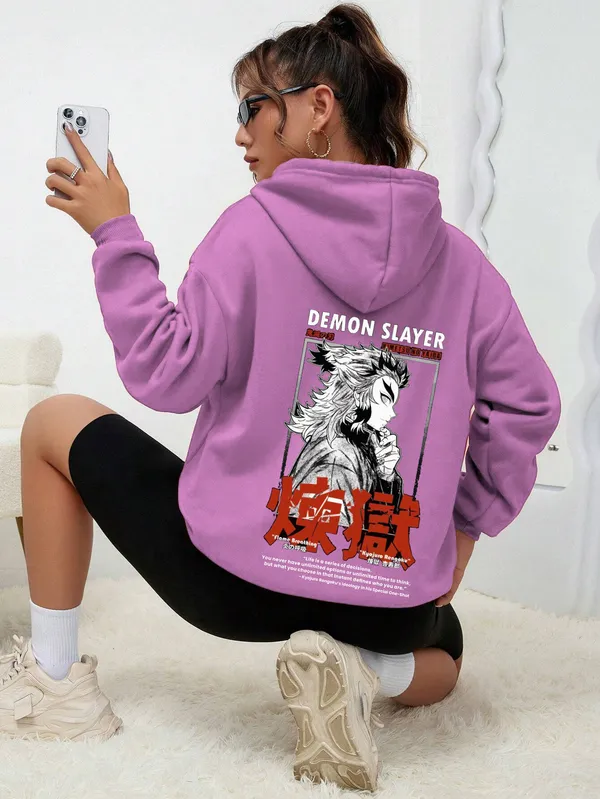 Purple_Fleece_Printed_sweatshirt_for_Women