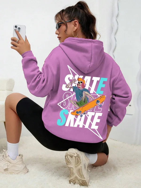 Purple_Fleece_Printed_sweatshirt_for_Women