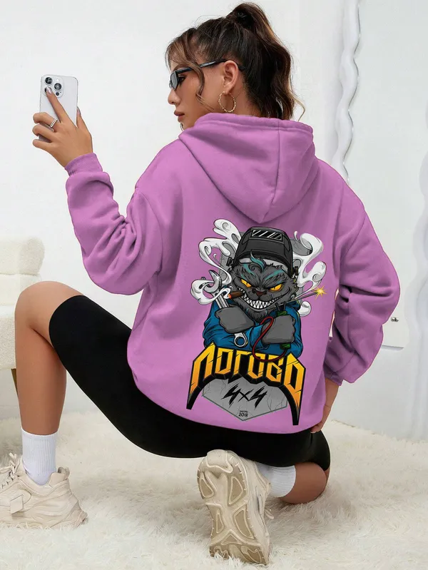 Purple_Fleece_Printed_sweatshirt_for_Women