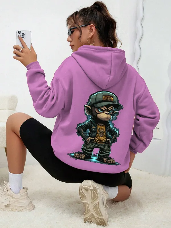 Purple_Fleece_Printed_sweatshirt_for_Women