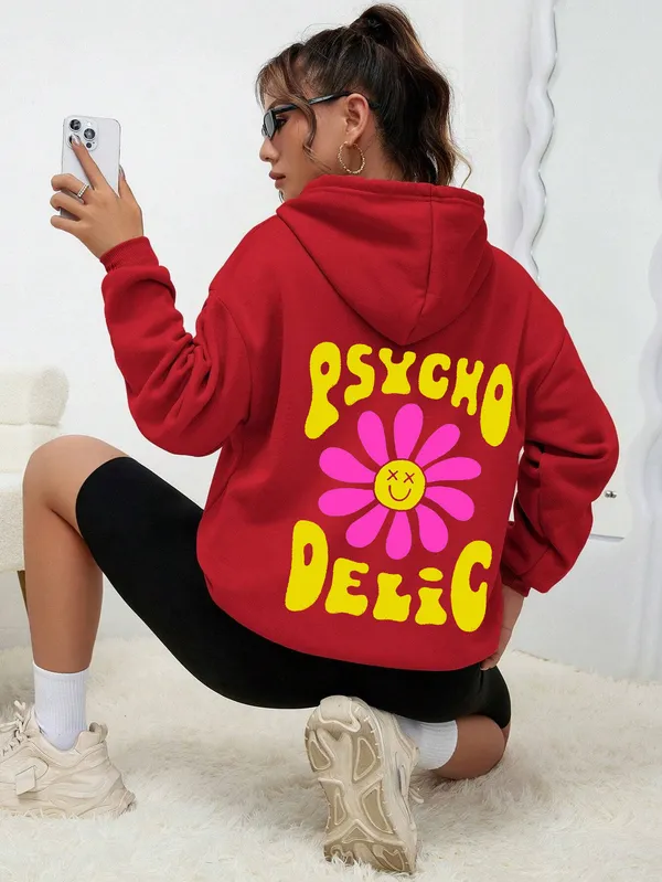 Red_Fleece_Printed_sweatshirt_for_Women