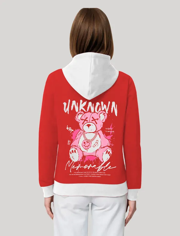 Red_Fleece_Printed_sweatshirt_for_Women