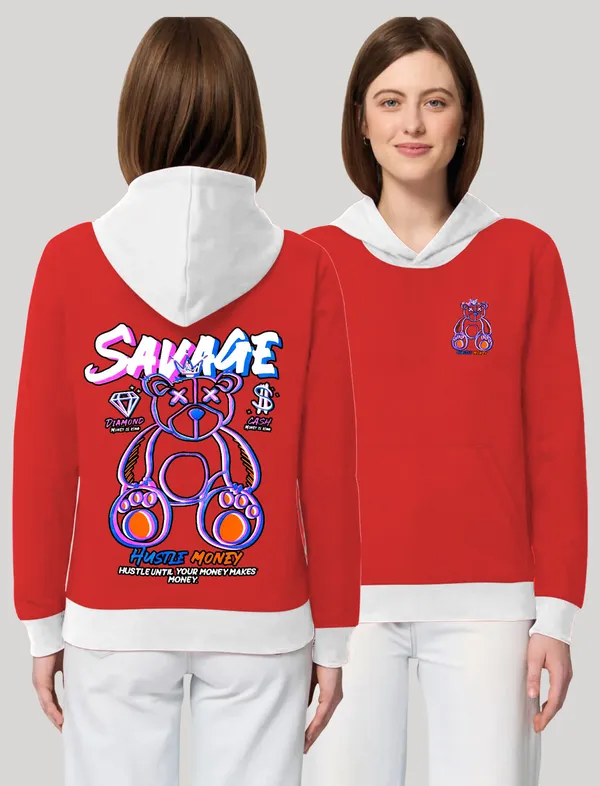 Red_Fleece_Printed_sweatshirt_for_Women