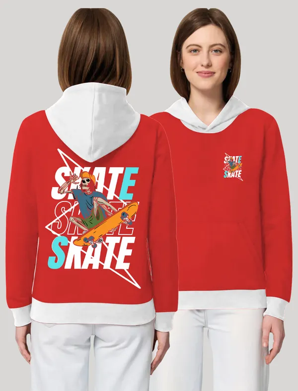 Red_Fleece_Printed_sweatshirt_for_Women