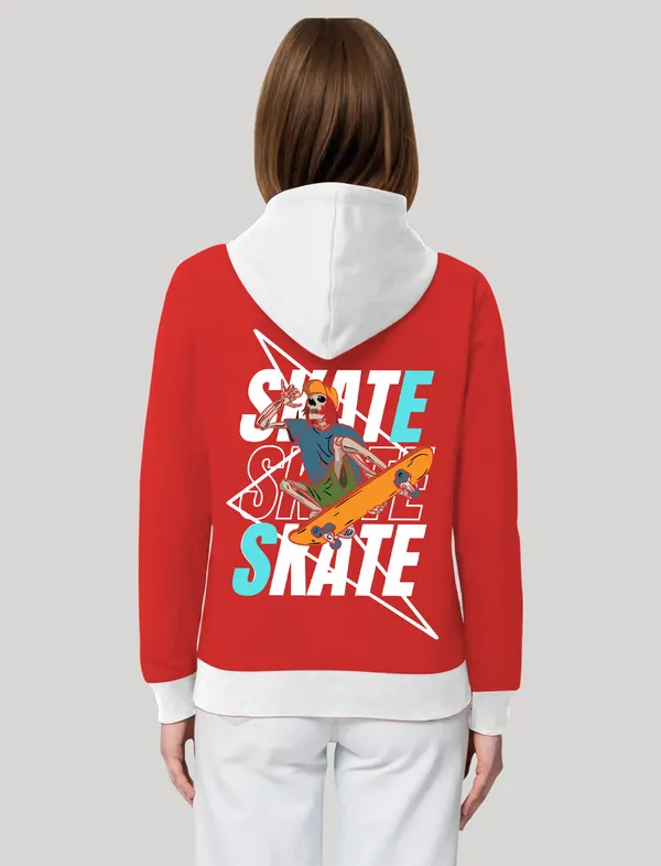 Red_Fleece_Printed_sweatshirt_for_Women