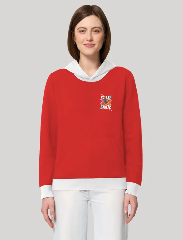 Red_Fleece_Printed_sweatshirt_for_Women