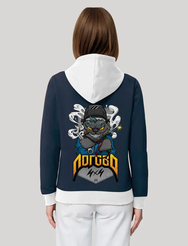Dark_Blue_Fleece_Printed_sweatshirt_for_Women