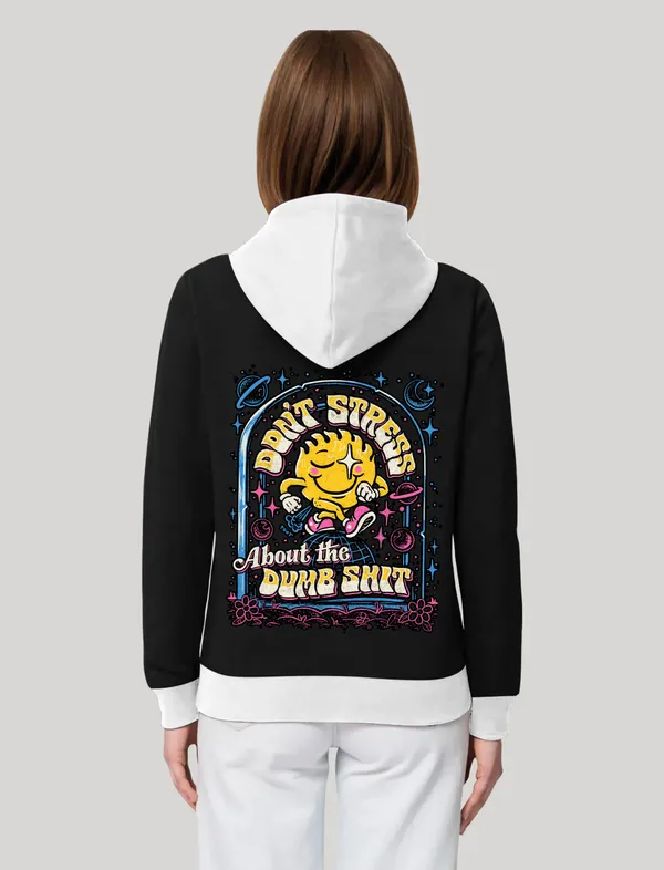 Black&White_Fleece_Printed_sweatshirt_for_Women
