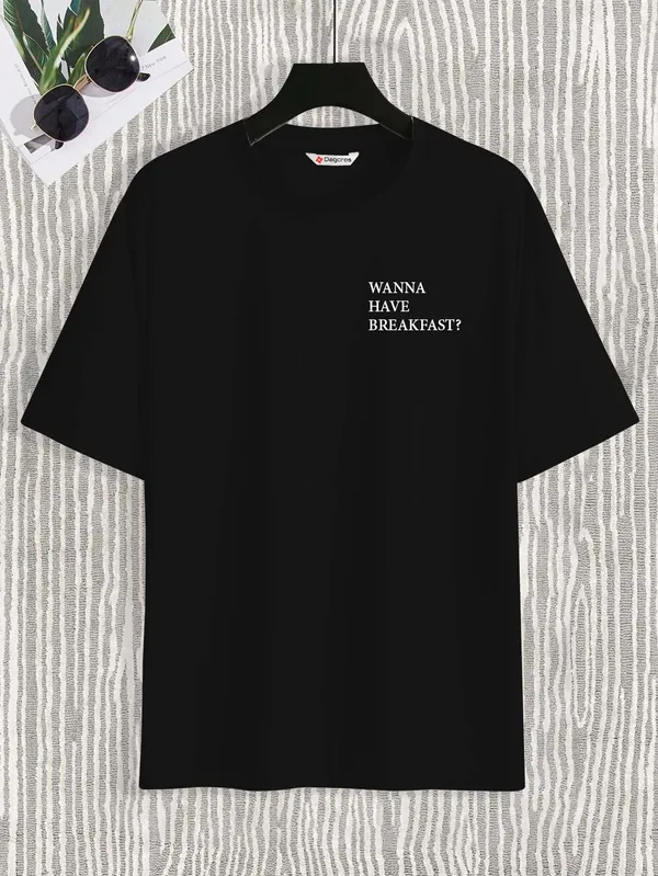 wanna_have_breakfast?_Unisex_Oversized_T-Shirt_-240_GSM_Pure_Terry_Cotton_(Black)