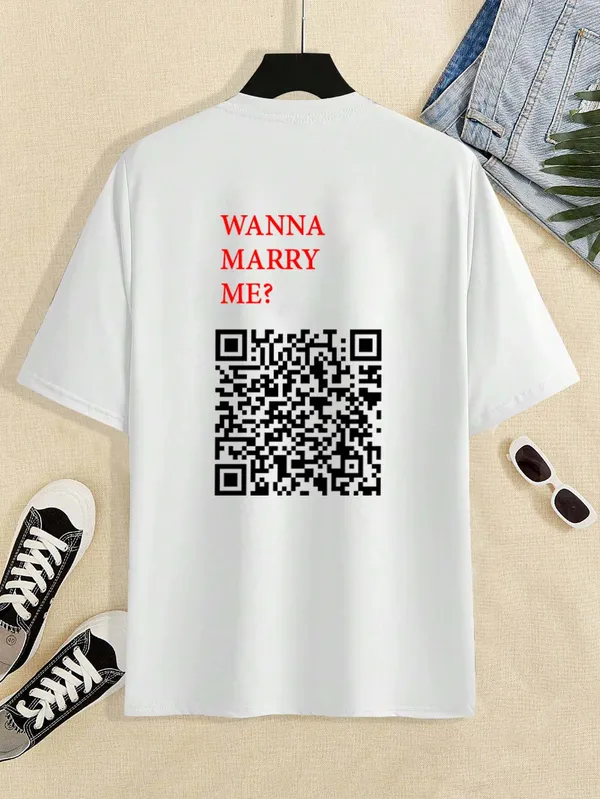 want_to_marry_me?_Unisex_Oversized_T-Shirt_-240_GSM_Pure_Terry_Cotton_(_White)