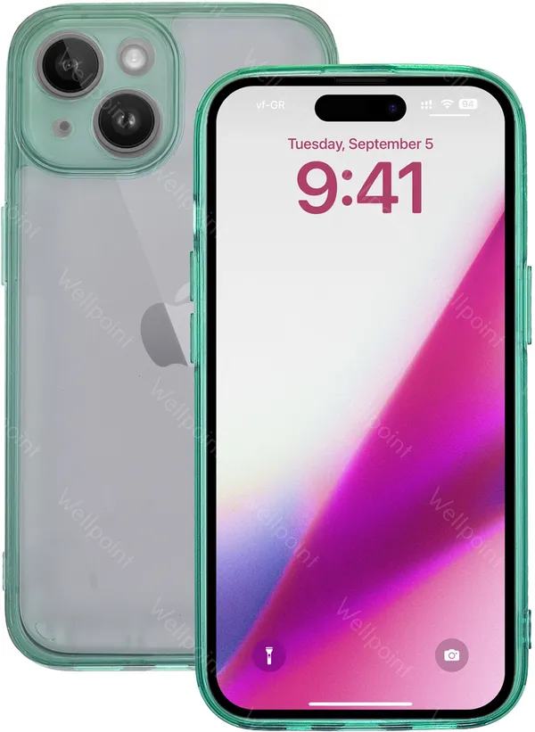 Green__Back_Cover_for_APPLE_Iphone_15__Grip_Case