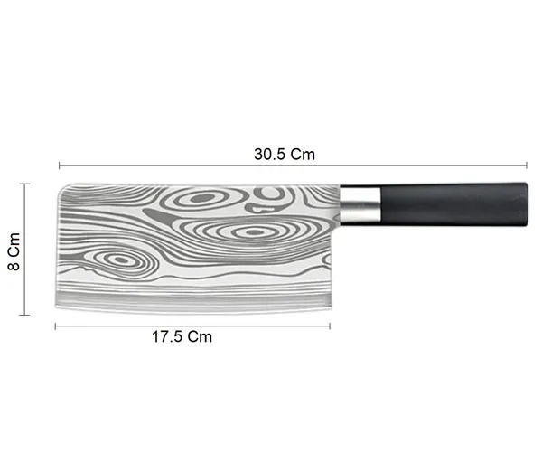 Pack_of_1,_Carbon_Steel_Knife_Set_1_Pcs_Professional_Chef's_Knife_Set_Kitchen_Stainless_Steel_Damascus_Pattern
