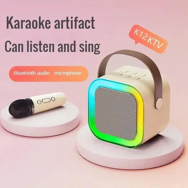 Bluetooth_Speaker_with_Karaoke_Mic_System|_for_Home_Singing_Magic_Ai_Voice_Changer_Portable_Mini_Wireless_Speaker
