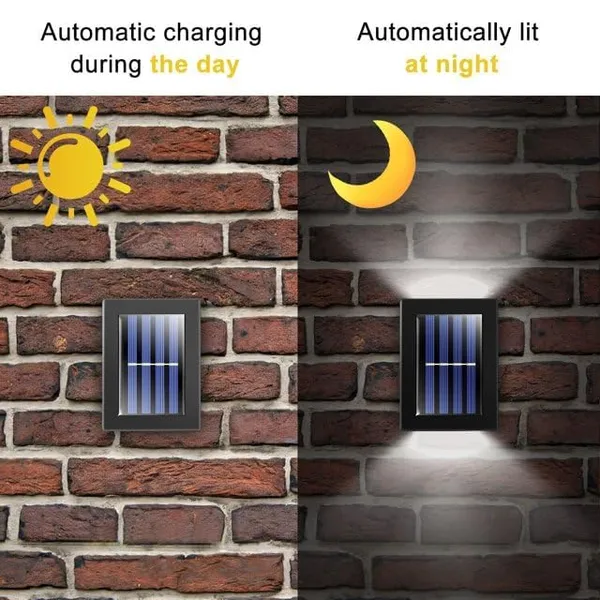Pack_of_2_Solar_Wall_Light_Garden_Lamp_|_LED_Outdoor_Waterproof_Up_Down_Lantern_|_Wireless_Warm_Light_Yard_Garage_Pools_Deck