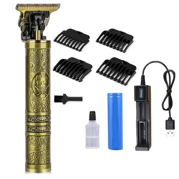 Multi_Metal_Body_Hair_Clippers_For_Men_|Professional_Hair_Trimmer_Cordless_Hair_Clipper_Zero_Gapped_T-Blade_Beard_Trimmer|_Hair_Trimmer_For_Men_Rechargeable_Grooming_Kit_With_4_Guide_Combs