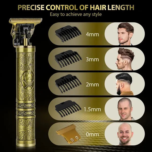 Multi_Metal_Body_Hair_Clippers_For_Men_|Professional_Hair_Trimmer_Cordless_Hair_Clipper_Zero_Gapped_T-Blade_Beard_Trimmer|_Hair_Trimmer_For_Men_Rechargeable_Grooming_Kit_With_4_Guide_Combs