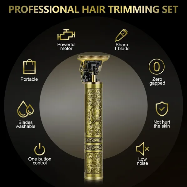 Multi_Metal_Body_Hair_Clippers_For_Men_|Professional_Hair_Trimmer_Cordless_Hair_Clipper_Zero_Gapped_T-Blade_Beard_Trimmer|_Hair_Trimmer_For_Men_Rechargeable_Grooming_Kit_With_4_Guide_Combs