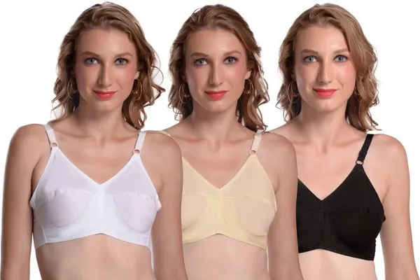 Multicolor_Cotton_Blend_Seamless_Non-Padded_Wirefree_Bra