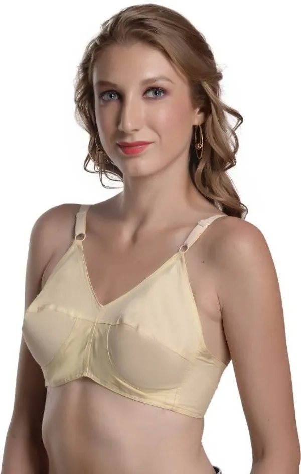 Multicolor_Cotton_Blend_Seamless_Non-Padded_Wirefree_Bra