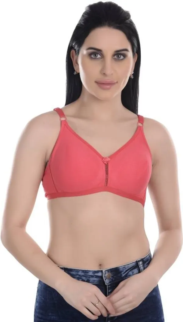 Peach_Seamless_Wirefree_Cotton_Blend_Full_Coverage_Bra