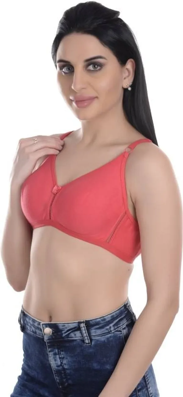 Peach_Seamless_Wirefree_Cotton_Blend_Full_Coverage_Bra