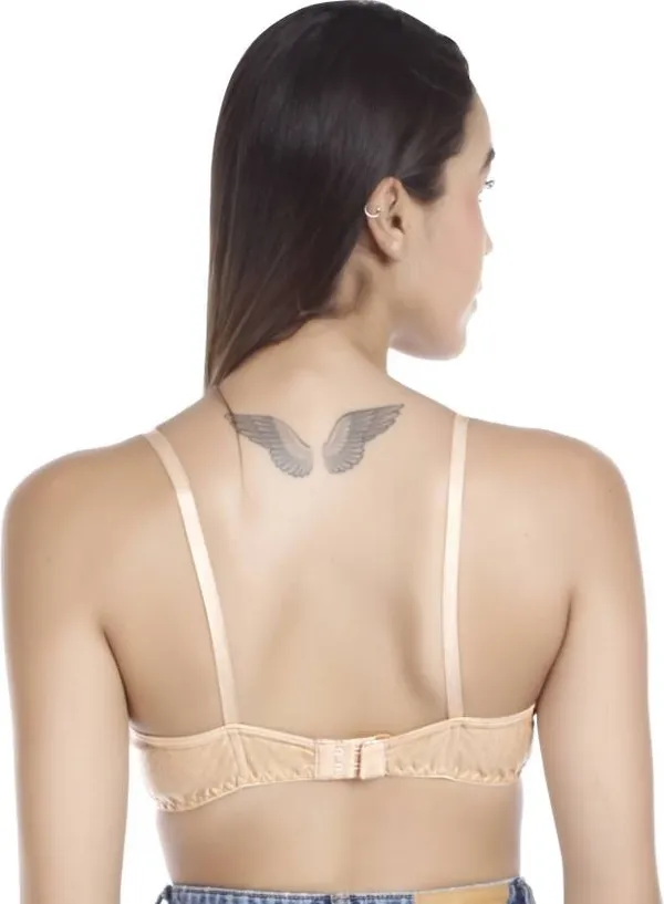Golden_Colorblock_Seamless_Non-Padded_Cotton_Wirefree_Bra_For_Women