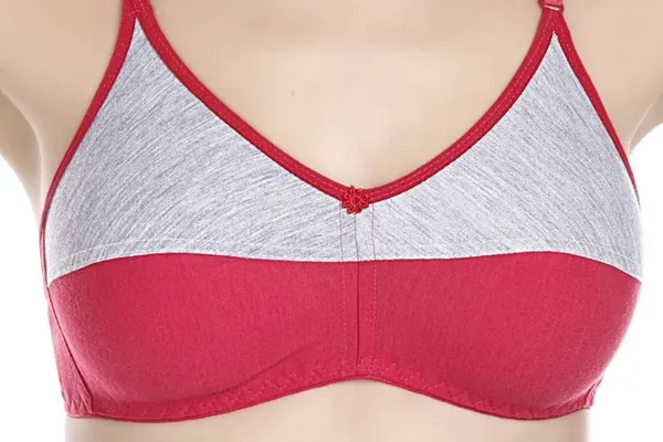 Pink_Cotton_Seamless_Colorblock_Non-Padded_Wirefree_Bra