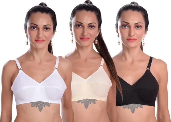 Multicolor_Cotton_Blend_Wirefree_Solid_Seamless_Cami_Bra_For_Women
