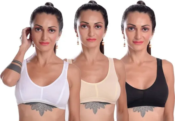 Multicolor_Cotton_Non-Padded_Seamless_Wirefree_Sports_Bra