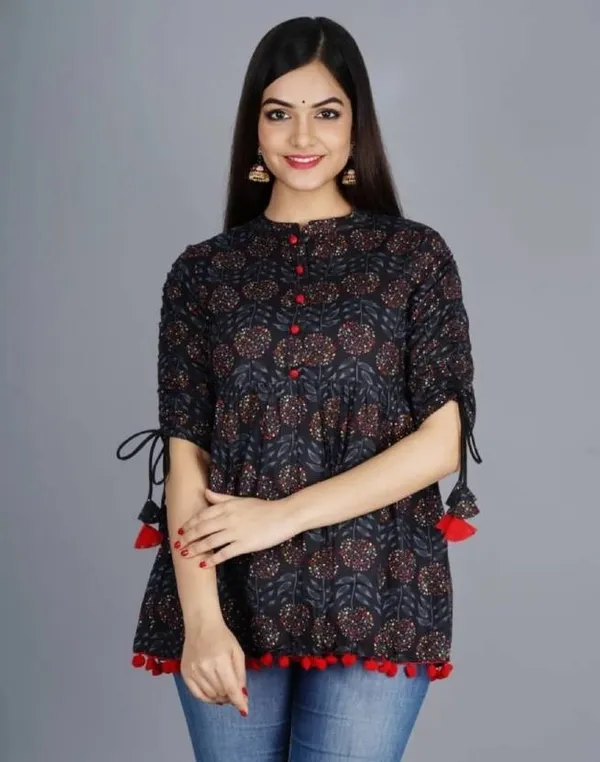 Black_Viscose_Rayon_Mandarin_Collar_Casual_Top