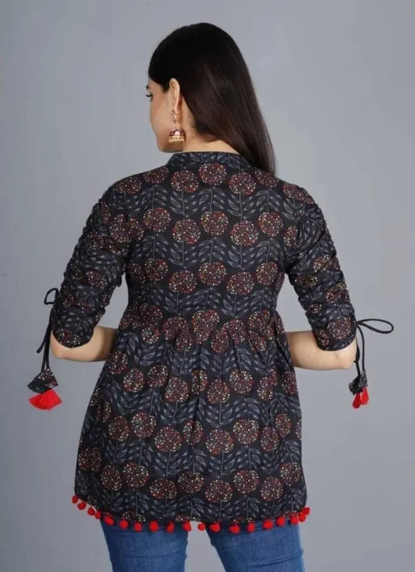 Black_Viscose_Rayon_Mandarin_Collar_Casual_Top