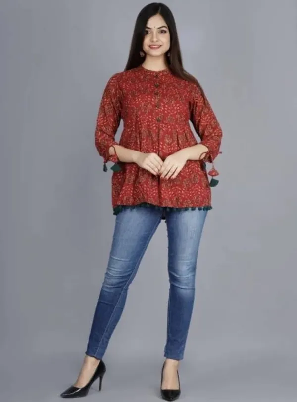 Crimson_Regular_Fit_Viscose_Rayon_Mandarin_Collar_Top