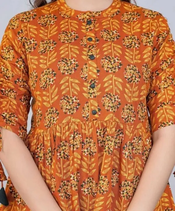 Yellow_Viscose_Rayon_Regular_Fit_Casual_Mandarin_Collar_Top