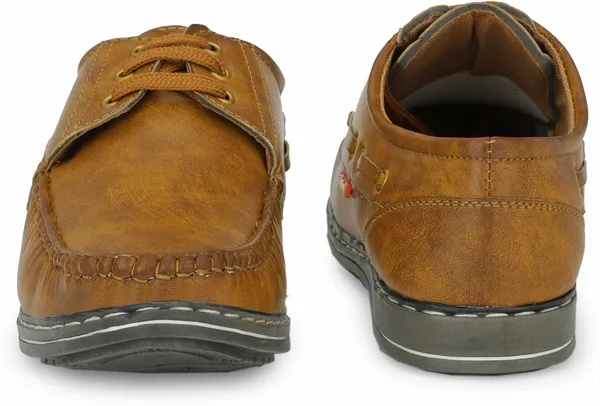 Loafers__Beige_Lace-Ups_For_Men