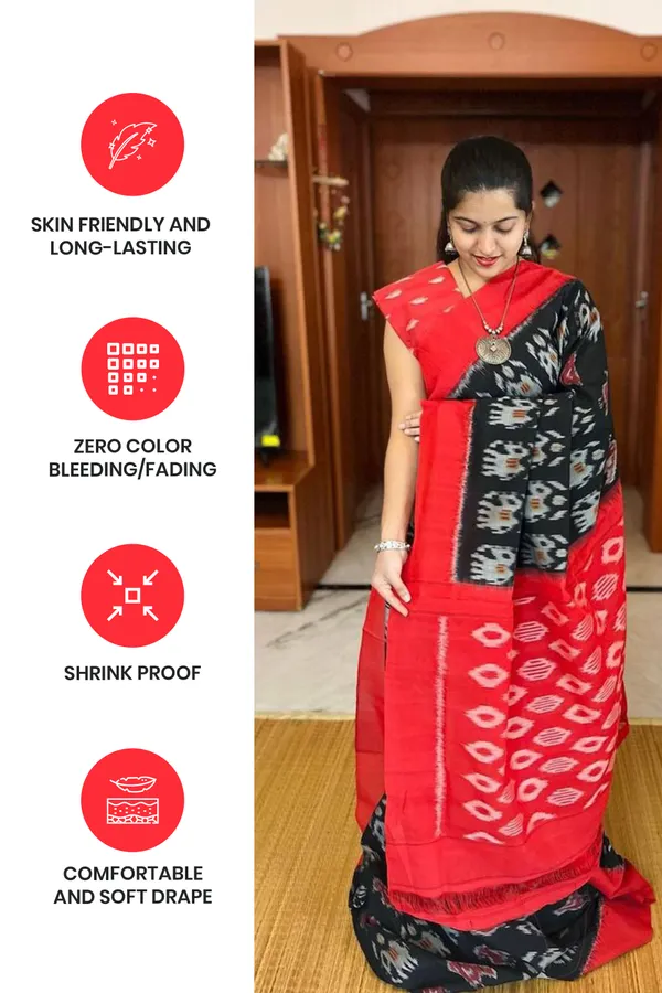 Black_And_Grey_Linen_Digital_Printed_Festive_Or_Wedding_Wear_Saree