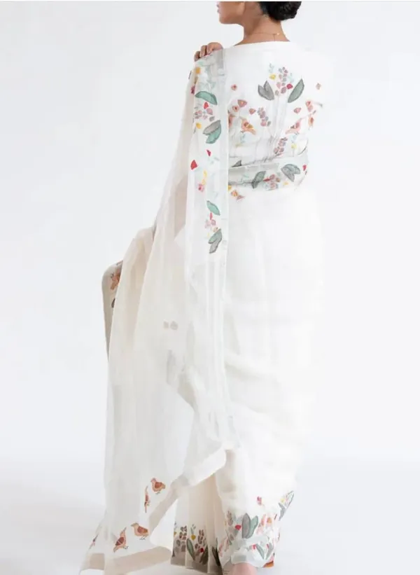 White__Printed_Festive_Or_Wedding_Wear_Saree