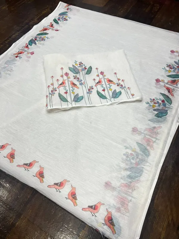 White__Printed_Festive_Or_Wedding_Wear_Saree