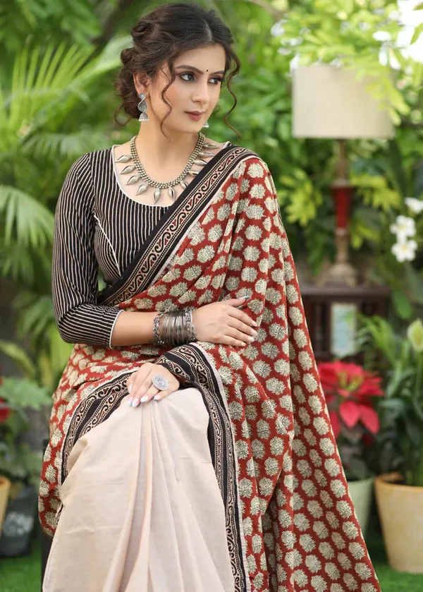 Cream_Color_Digital_Printed_Festive_Or_Wedding_Wear_Saree