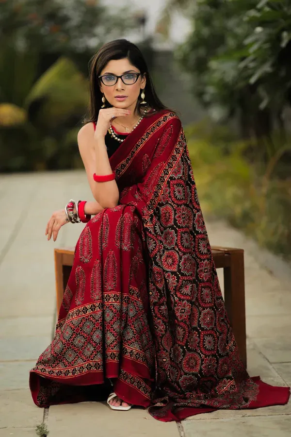 Maroon__Printed_Festive_Or_Wedding_Wear_Saree