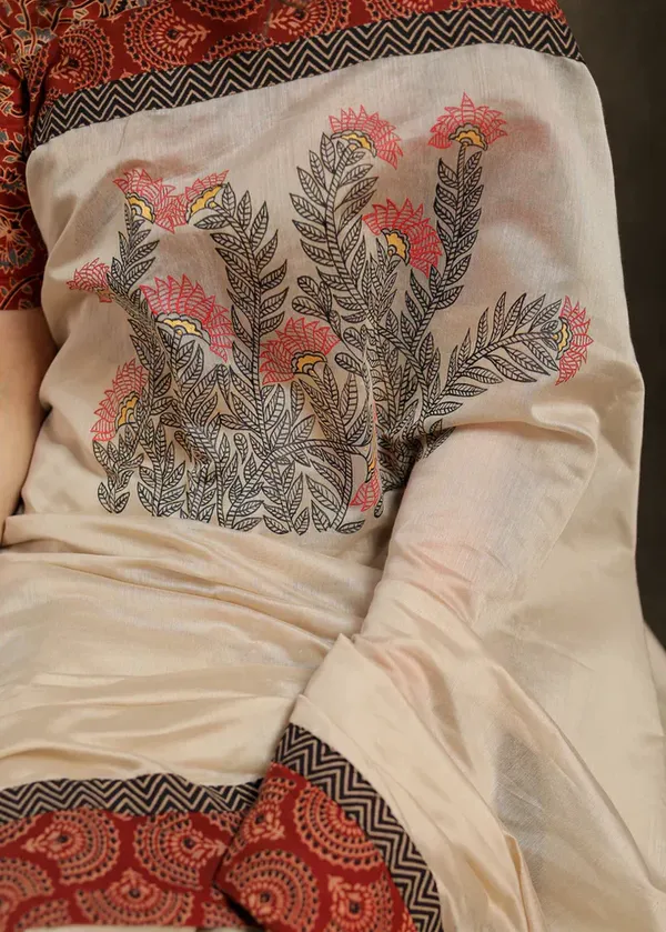 Cream_Color_Printed_Festive_Or_Wedding_Wear_Saree