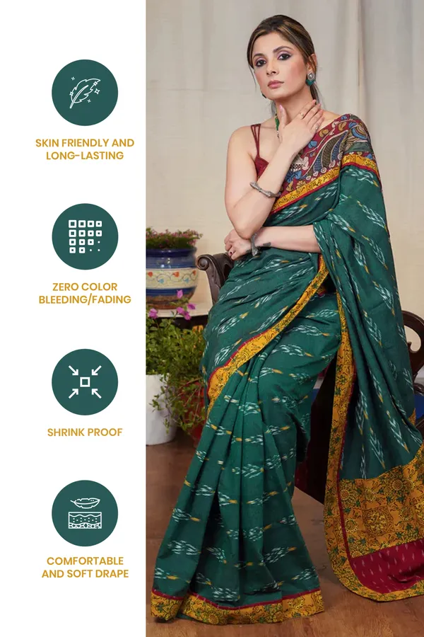 Green_Printed_Festive_Or_Wedding_Wear_Saree
