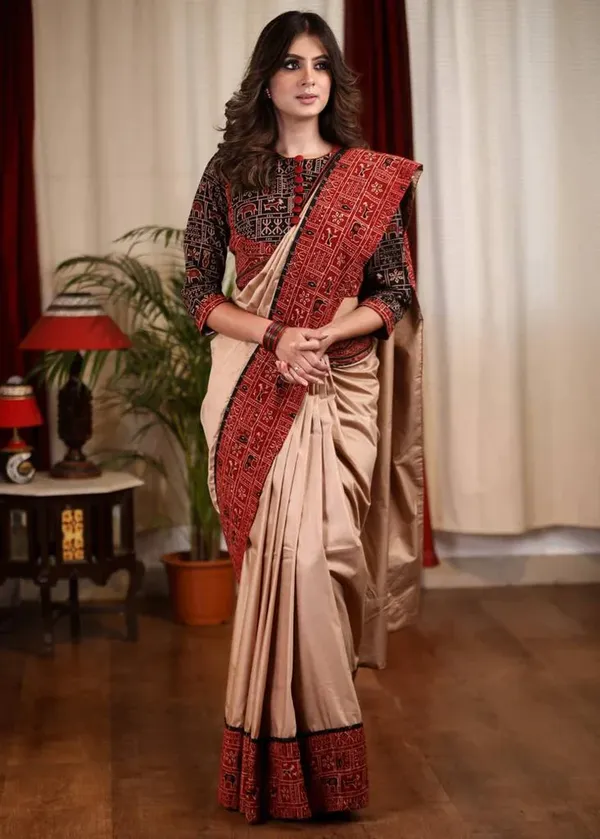 Beige_Color_Digital_Printed_Festive_Or_Wedding_Wear_Saree