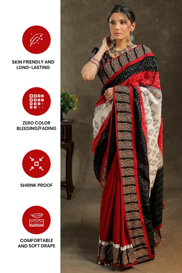 Red_&_White_Color_Printed_Festive_Or_Wedding_Wear_Saree
