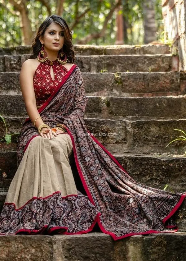 Beige__Printed_Festive_Or_Wedding_Wear_Saree