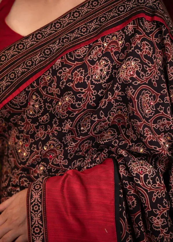 Multi_Maroon__Printed_Festive_Or_Wedding_Wear_Saree