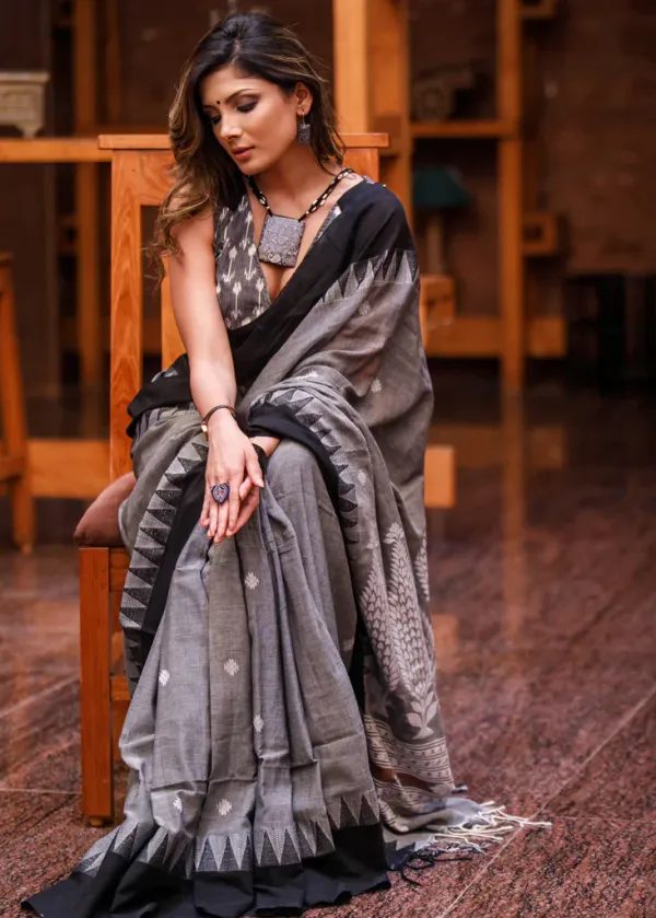 Grey_Printed_Festive_Or_Wedding_Wear_Saree