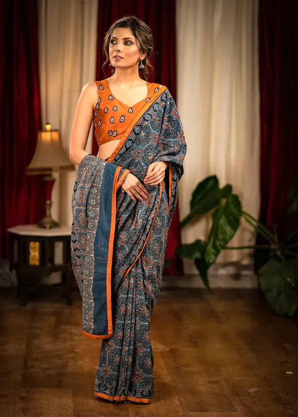 Blue_Digital_Printed_Festive_Or_Wedding_Wear_Saree