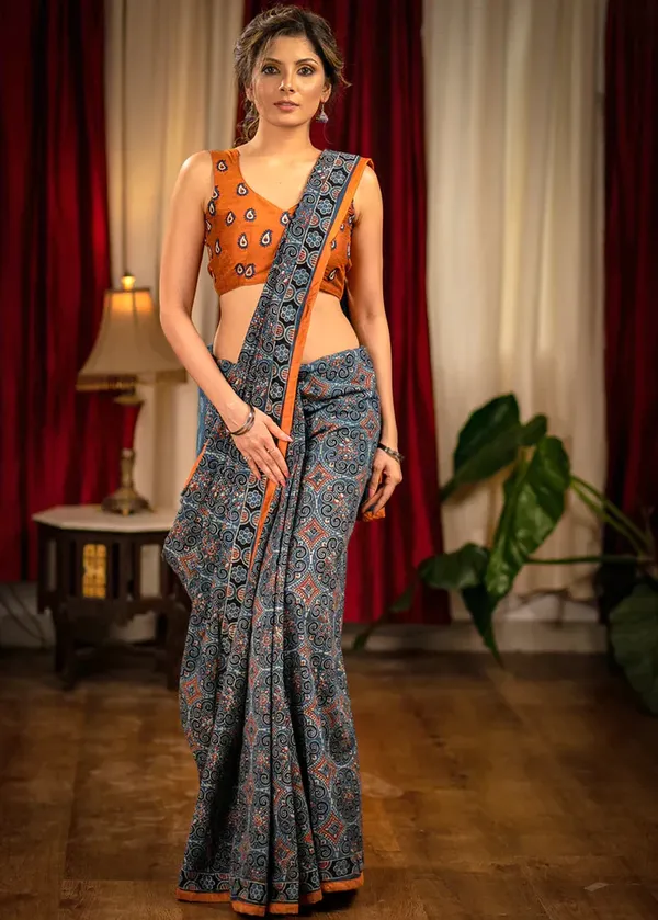 Blue_Digital_Printed_Festive_Or_Wedding_Wear_Saree